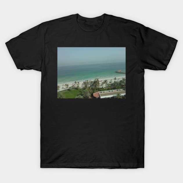 Dubai Beach View T-Shirt by Countryside